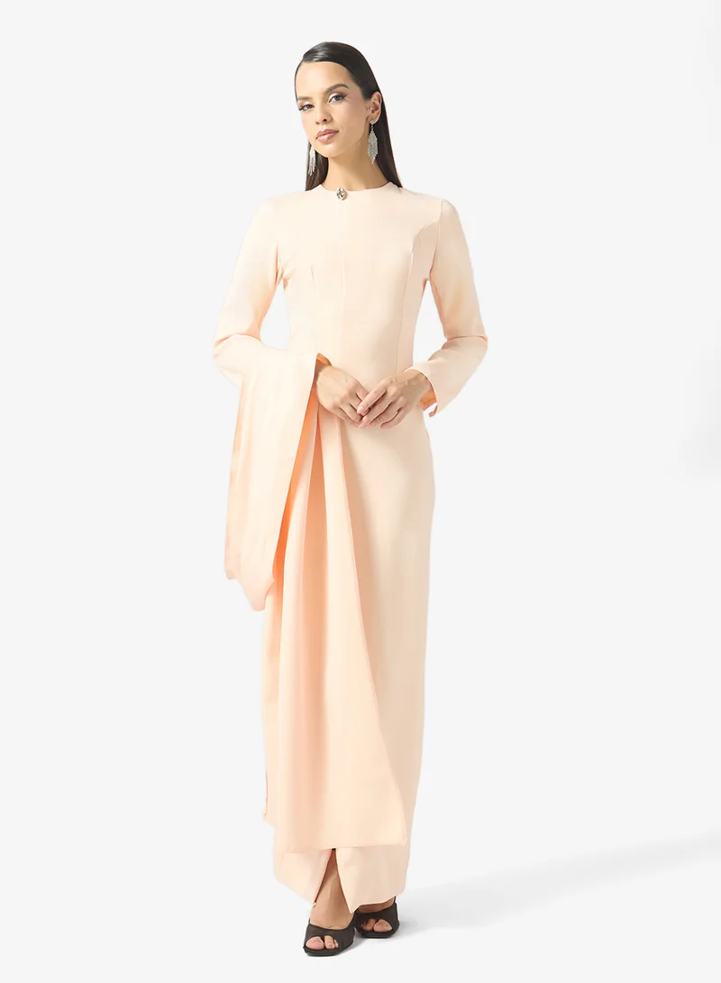 Gown With Statement Drape