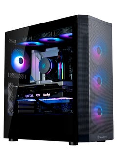 SilverStone ATX Mid-Tower Chassis with Dual Radiator Support and Captivating ARGB Lighting, FARA514  - Image 4
