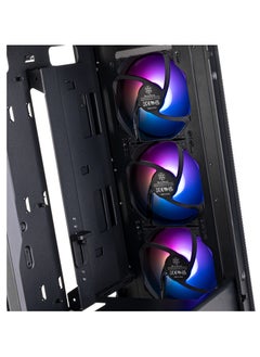 SilverStone ATX Mid-Tower Chassis with Dual Radiator Support and Captivating ARGB Lighting, FARA514  - Image 3