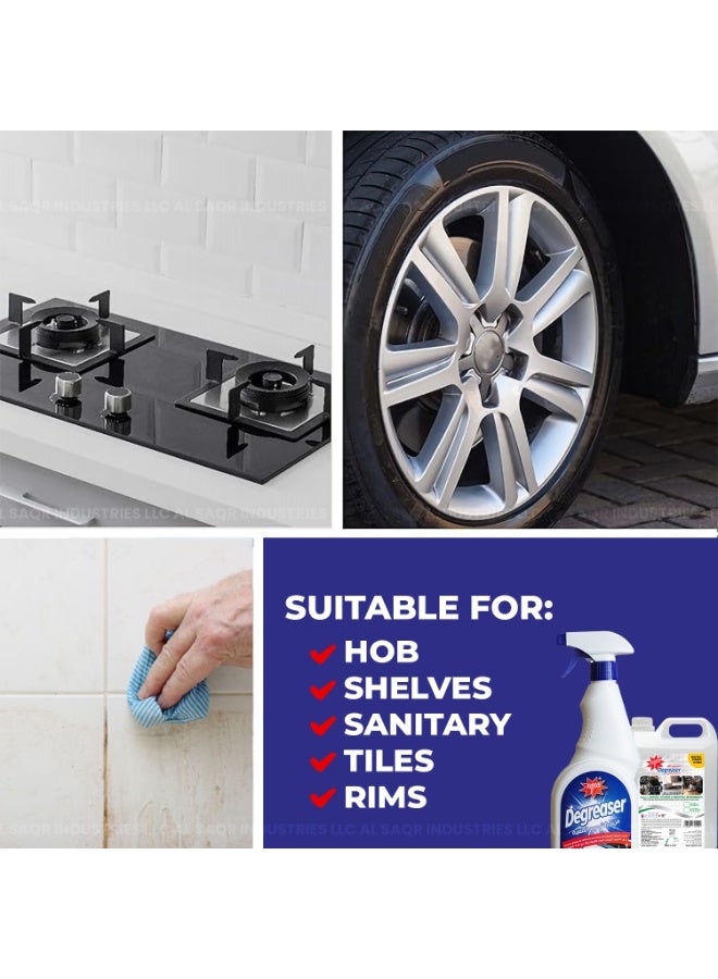 أكوا منظف مزيل الدهون أكوا بقوة صناعية 750 مل – يزيل الشحوم والزيوت الثقيلة - Image 3