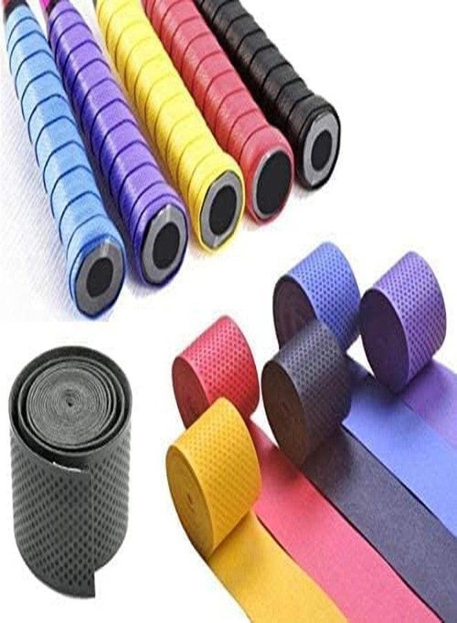 AYWAL Badminton Tennis Racket Overgrip for Anti Slip and Absorbent Grip - 6Pc, Multicolor B56 - Image 2