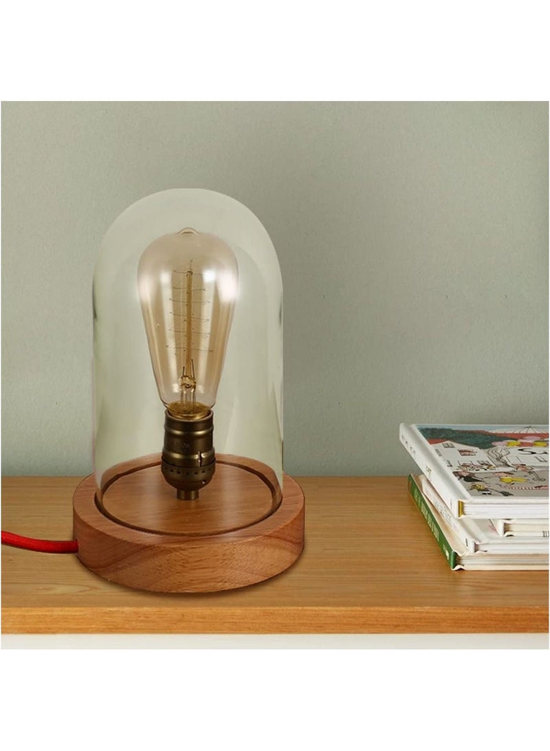 Daamudi Desk Retro Lamp, Wooden Vintage Table Decorative Night, By Daamudi - Image 3
