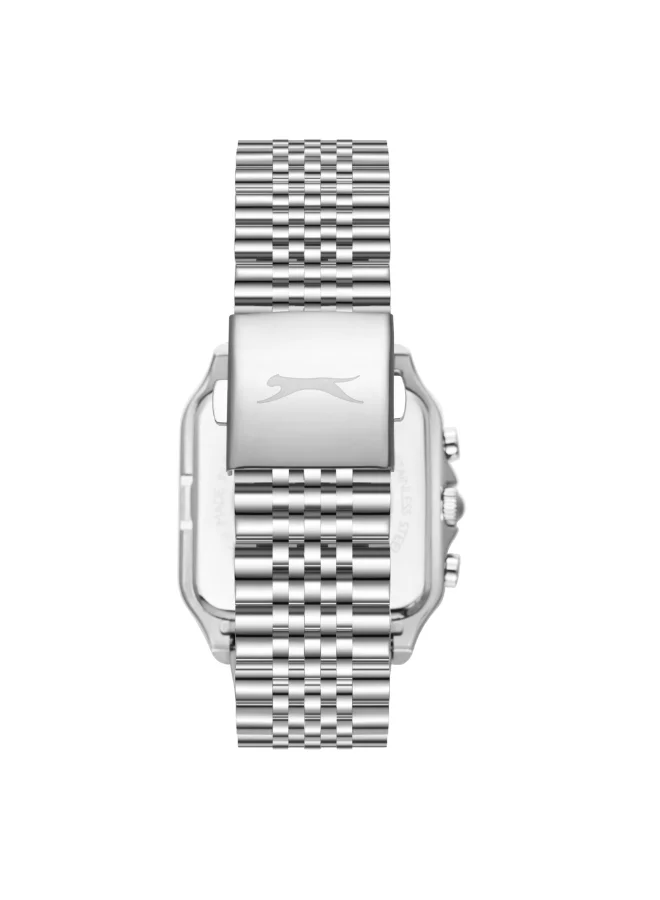 Slazenger silver Men's Metal Multifunction Watch SL.9.2547.2.05 - 40x50 mm for Men | Best Price UAE