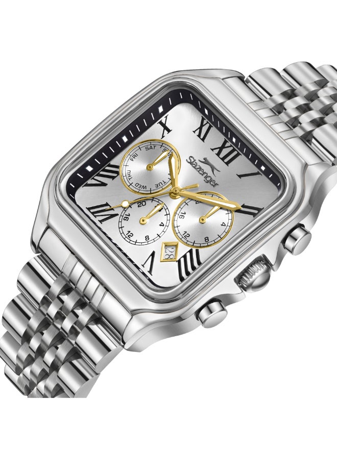 سلازنجر ساعة رجالية معدنية متعددة الوظائف - Image 5