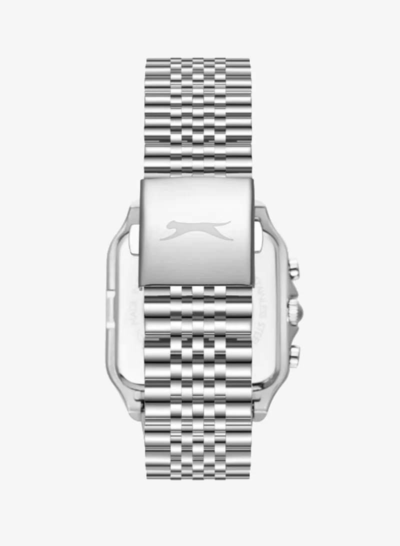 Slazenger silver Men's Metal Multifunction Watch SL.9.2547.2.05 - 40x50 mm for Men | Best Price UAE