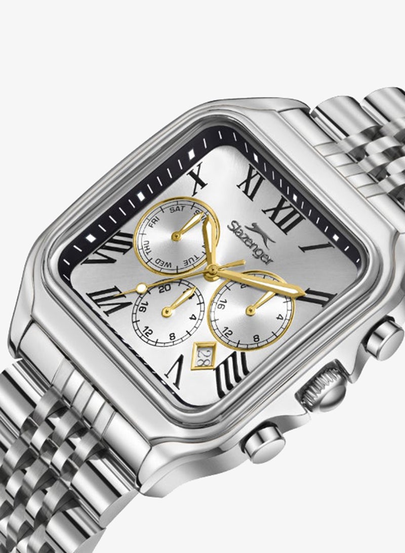 Slazenger Men's Metal Multifunction Watch SL.9.2547.2.05 - 40x50 mm - Image 5