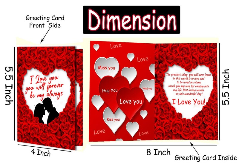 ME  YOU ME & YOU Valentine's Day Gift Hamper with Greeting Card for Girlfriend, Boyfriend, Wife, Husband and Special Someone For Valentine's Day and Special Occasion | Valentine's Day Gift Hamper - Image 5