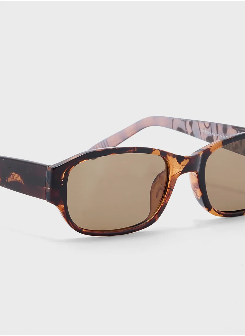 ELLA Polarized Rectangular Sunglasses
