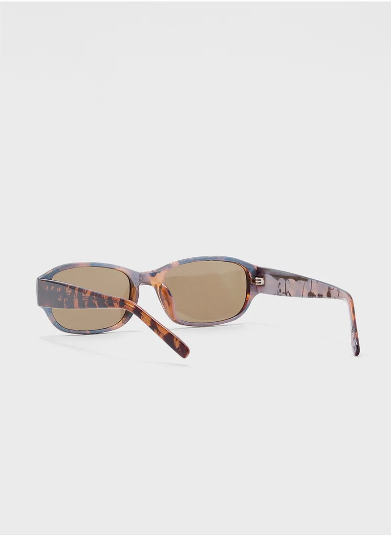 ELLA Polarized Rectangular Sunglasses