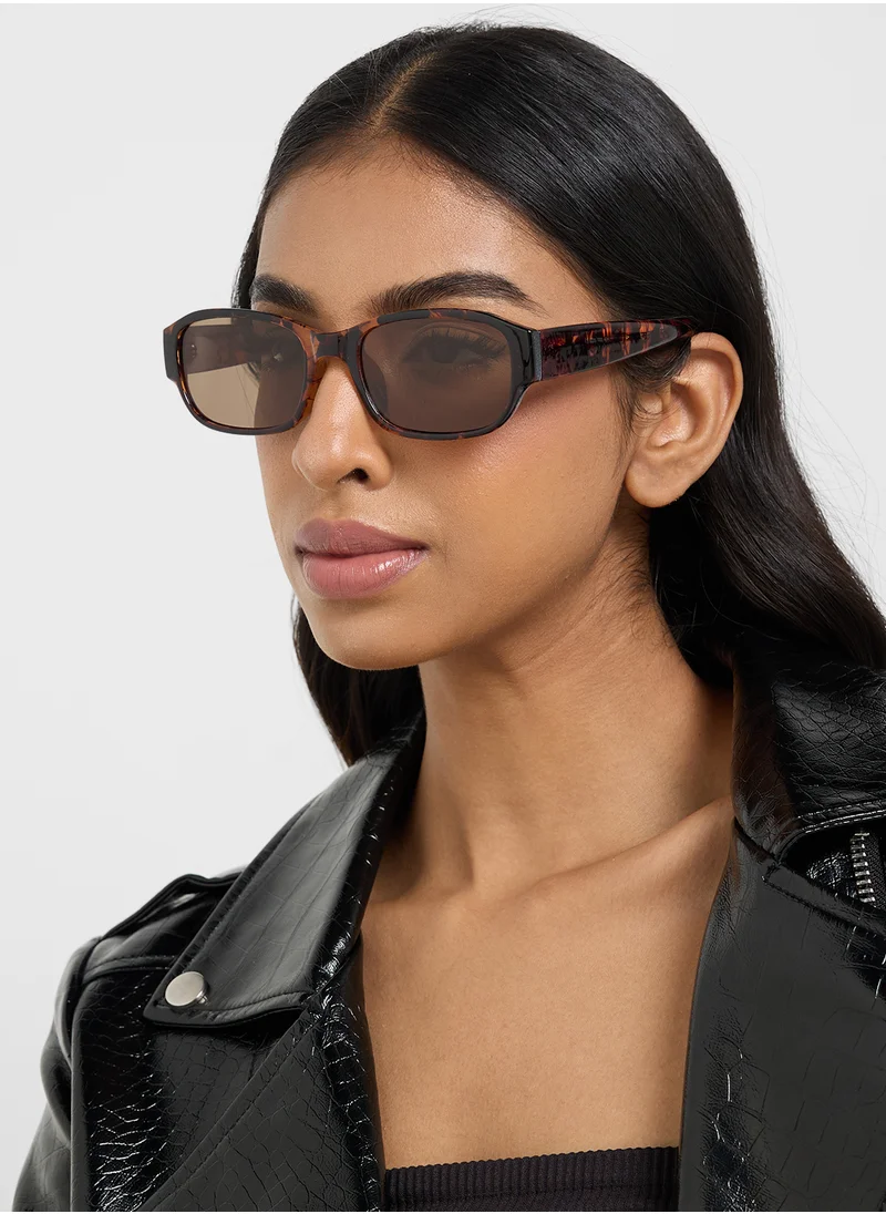 ELLA Polarized Rectangular Sunglasses