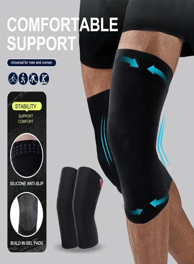 KAIDAA Knee Cap for Men & Women | Compression Knee Support Brace for Pain Relief, Sports & Daily Use | Breathable Cotton Lycra Knee Guard for Gym, Running, Arthritis & Injury Recovery - (Size - M) - Image 3