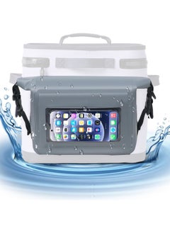 SYOSI Waterproof Pouch with Waist Strap Multipurpose Waterproof Dry Bag Screen Touch Sensitive Waterproof Dry Bag for YETI Backpack Hopper Tote Small Pouch with Shoulder Strap  - Image 1
