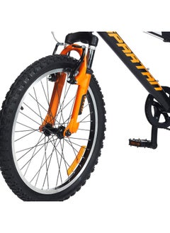 Spartan Panther Mountain Bike with Shimano Shifter | 20 inch wheel size | 7 speed Shimano gears | For teens| Matte black  - Image 4