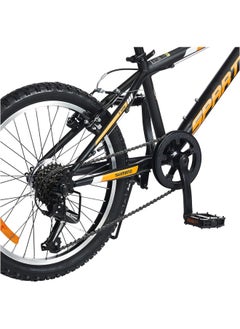 Spartan Panther Mountain Bike with Shimano Shifter | 20 inch wheel size | 7 speed Shimano gears | For teens| Matte black  - Image 5