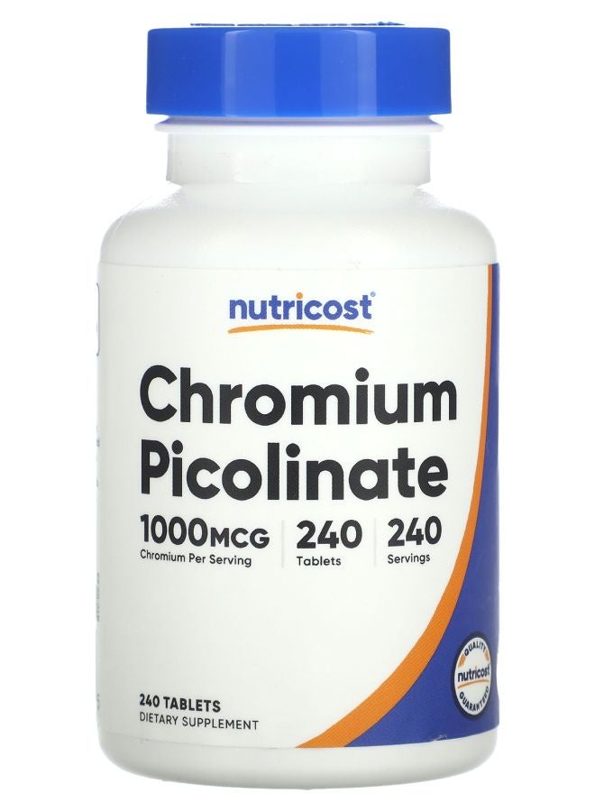 Chromium Picolinate 1000  mcg 240 Tablets