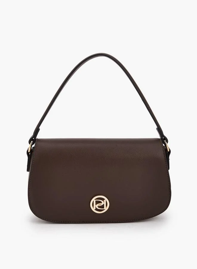 Solid Crossbody Bag With Adjustable Strap