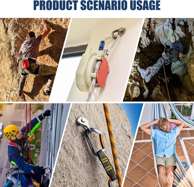 AOKWIT 25kN Climbing Bolt Hangers Anchors Stainless Steel Climbing Holds Anchor Bolt Heavy Duty Expansion Bolt Piton Tiedown for Rock Climbing Rappelling Hammock Gym Wall Aerial Work Caving Rescue - Image 5