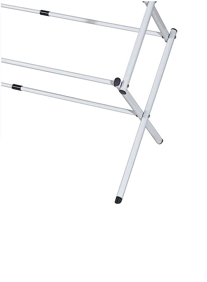 Folding Clothes Drying Rack with Strong Steel Frame and 11 Coated Dowels - Image 3
