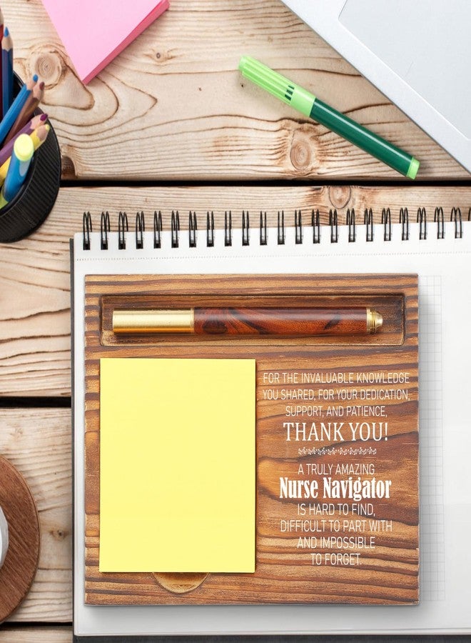YODOCAMP Nurse Navigator Appreciation Gift, Healthcare Desk Organizer for Patient Advocates, Thank You Sticky Note Holder for Nurses, Case Managers, Medical Professionals TZP85 - Image 2