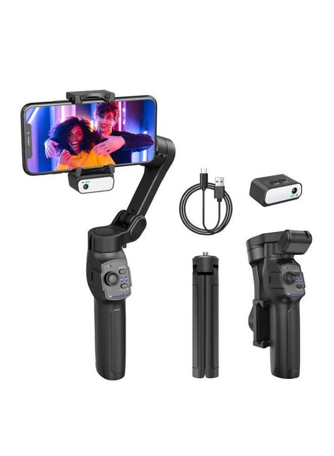 ELTRAZONE L9 Lite 3-Axis Foldable Gimbal Stabilizer with AI Face Tracker & Tripod Stand for iPhone & Android - Image 2