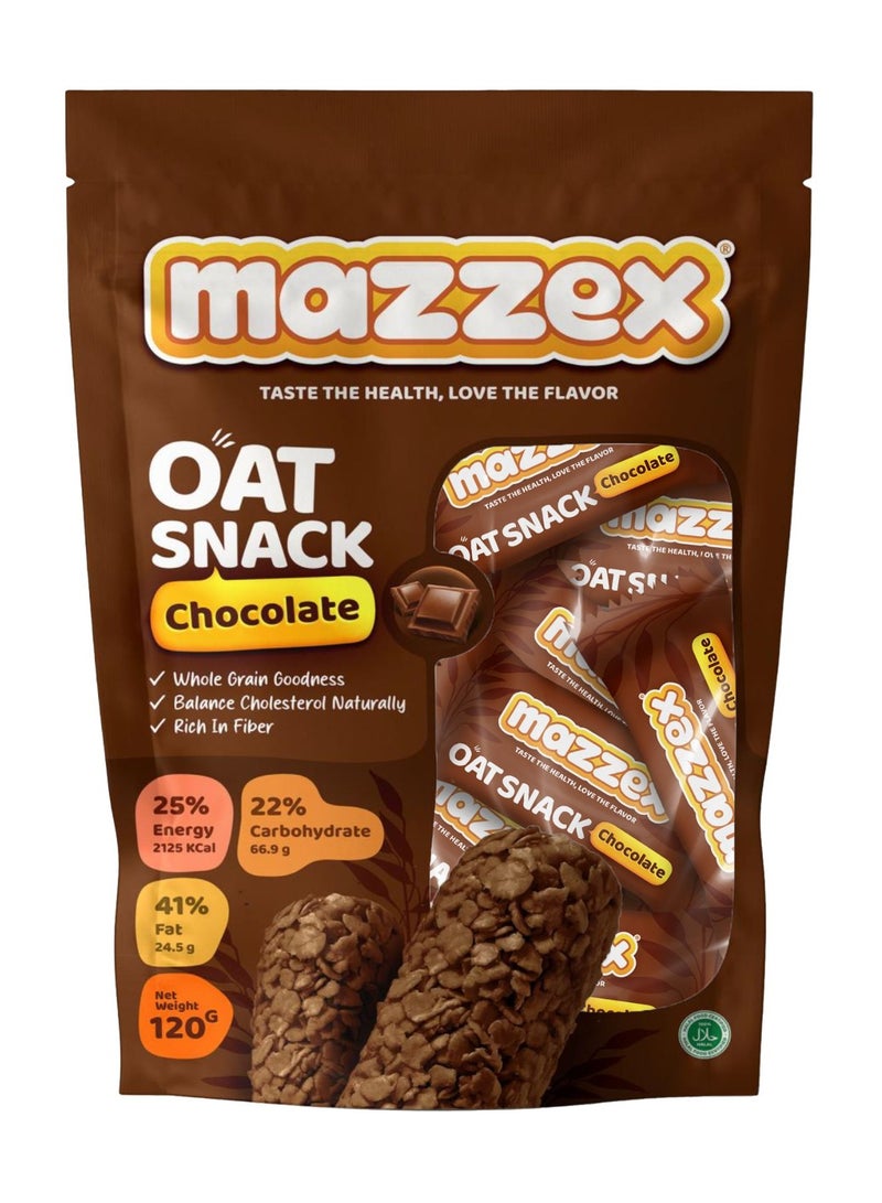 مازكس وجبة الشوفان بالشوكولاتة من مازكس – عبوة من 3 (120 جم لكل عبوة، إجمالي 360 جم) - Image 2