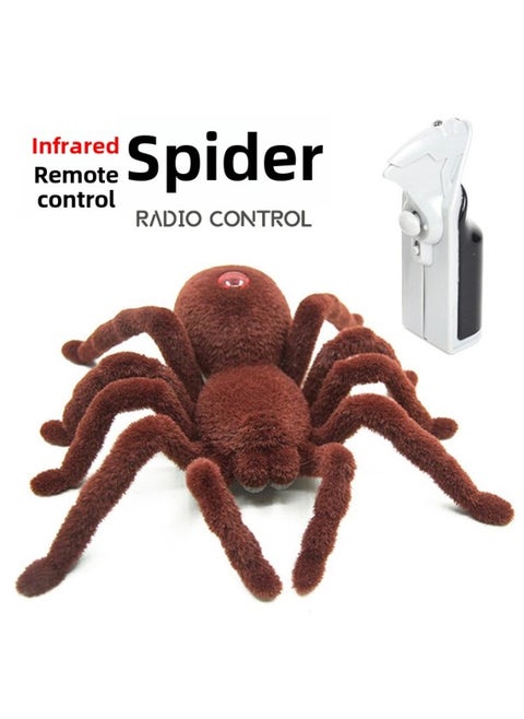 Strange Remote Control Mouse Infrared Remote Control Simulation Creative Simulation Animal Infrared Electric Pet Toy-Color:2-way Remote Control Spider
