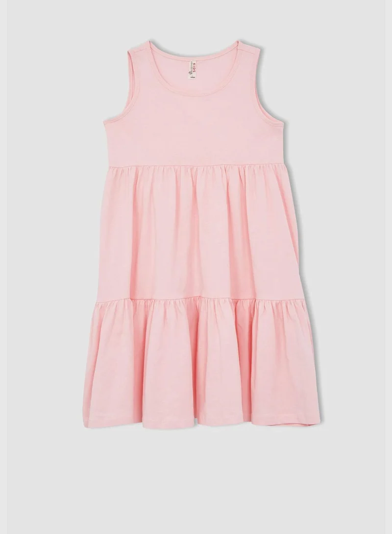 ديفاكتو Regular Fit Sleeveless Midi Dress