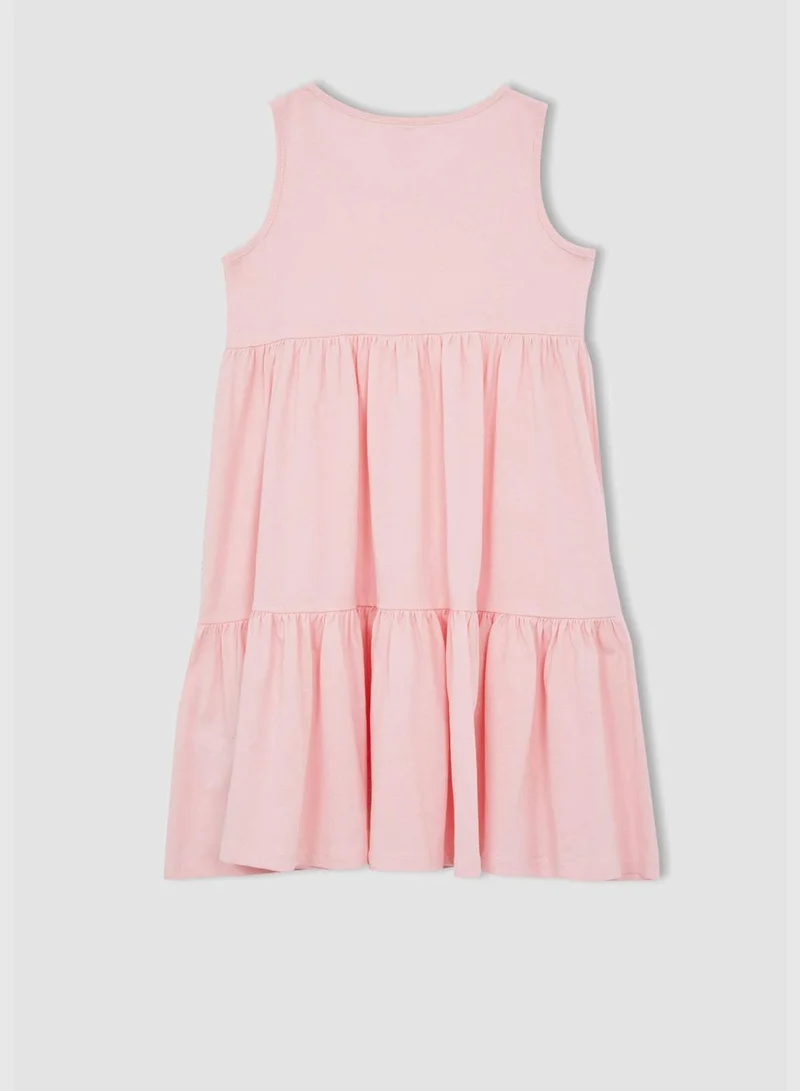 ديفاكتو Regular Fit Sleeveless Midi Dress