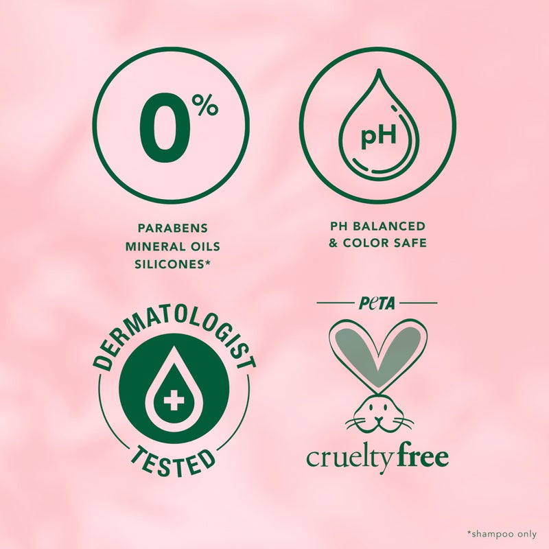 Herbal Essences Herbal Essences Shampoo and Conditioner Set, Smooth Collection with Vitamin E, Rose Hips, Jojoba for Shiny Hair, Paraben-Free, Safe for Color-Treated Hair, 29.2 Fl Oz Each, 2 Pack - Image 3