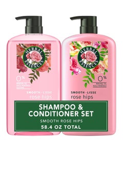 Herbal Essences Shampoo & Conditioner Set, Smooth Collection, Paraben-Free, Color-Safe, with Rose Hips & Vitamin E, 29.2 Fl Oz Each, 2-Pack - pzsku/ZDFF488F1CF61D24512E0Z/45/_/1716019789/98bcdb7a-e38a-43ab-a1e7-4fddf39c8db8