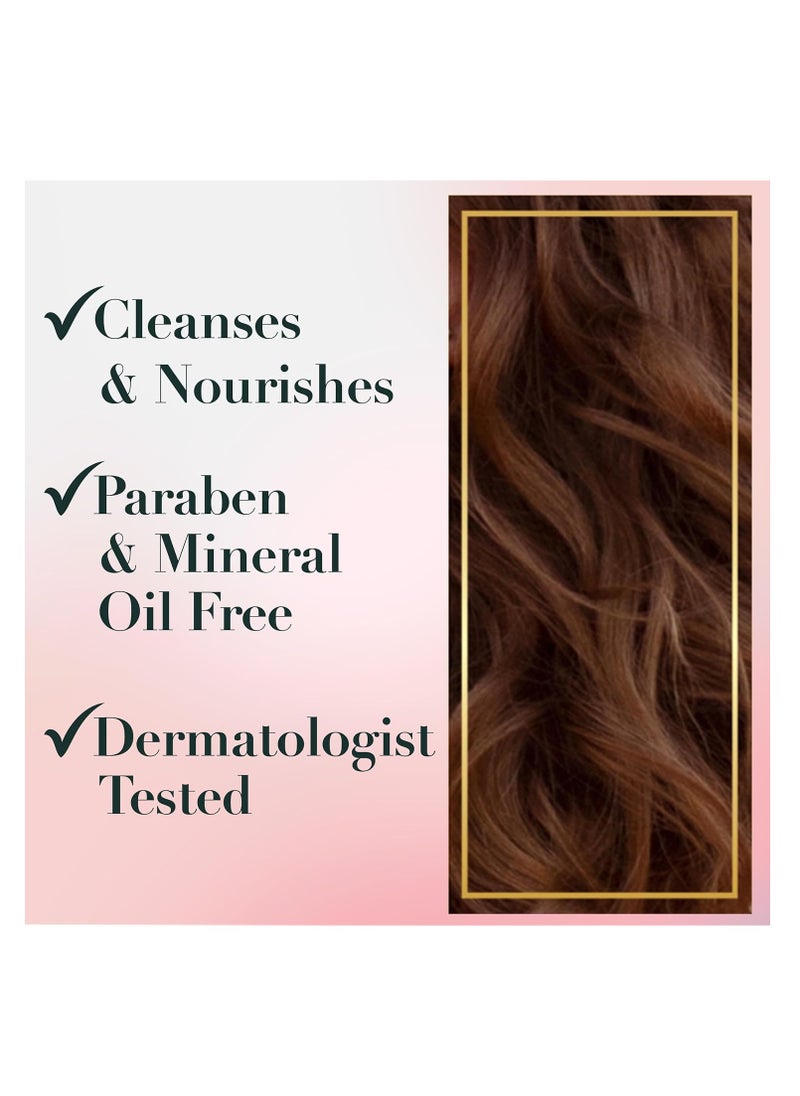 Herbal Essences مجموعة شامبو وبلسم هيربال إسنسز، مجموعة ناعمة مع فيتامين إي، وثمر الورد، والجوجوبا لشعر لامع، وخالية من البارابين، وآمنة للشعر المصبوغ، 29.2 أونصة سائلة لكل منهما، عبوتان  - Image 2
