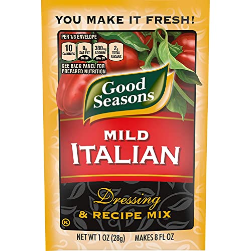 Good Seasons Mild Italian Dressing & Recipe Seasoning Mix, 1 oz Packets (Pack of 4) - Image 1