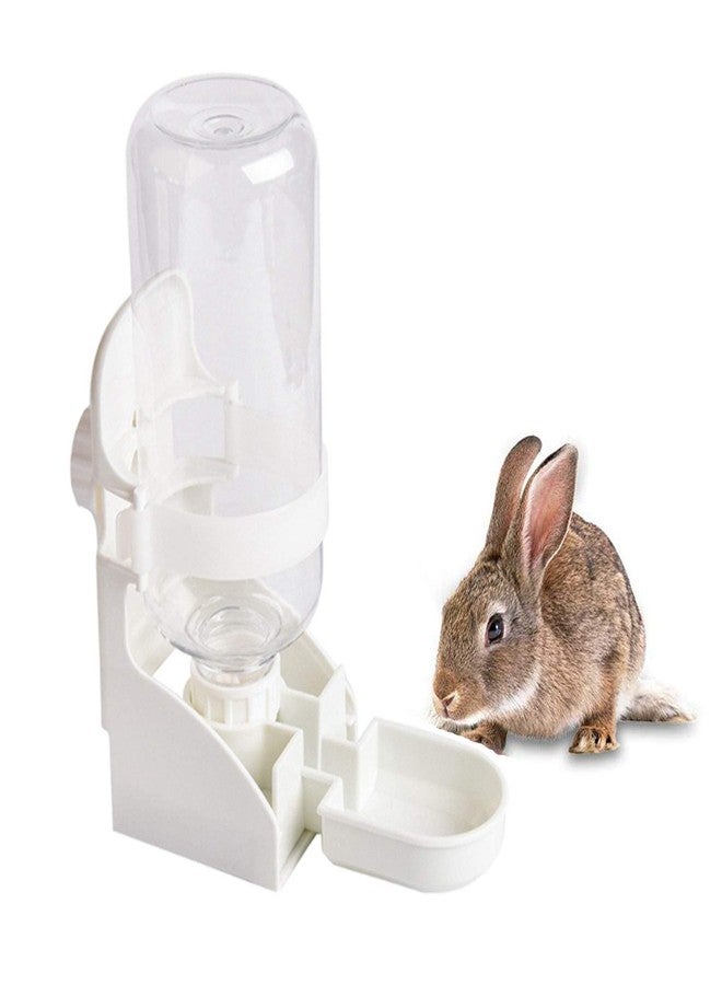 kathson Rabbit Water Bottle, 17oz Hanging Water Fountain Automatic Dispenser No Leak WaterFeeder for Bunny Chinchilla Guinea Pig Hedgehog Ferret - Image 1
