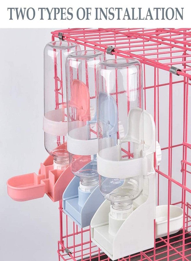 kathson Rabbit Water Bottle, 17oz Hanging Water Fountain Automatic Dispenser No Leak WaterFeeder for Bunny Chinchilla Guinea Pig Hedgehog Ferret - Image 2