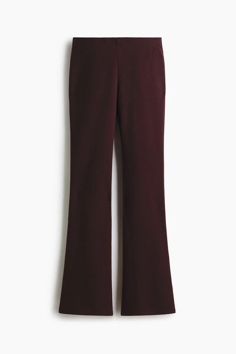 H&M Flared knitted trousers