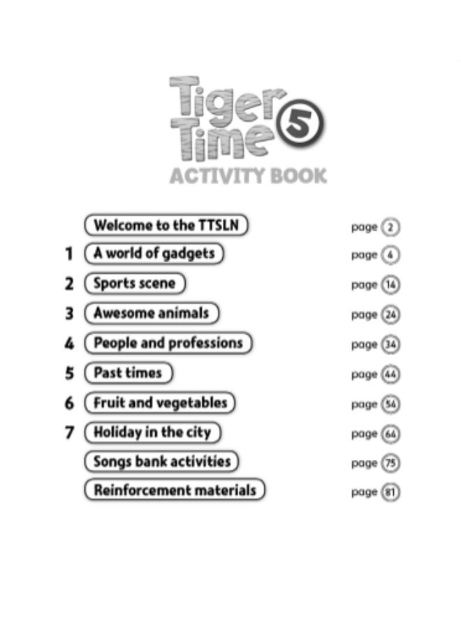 Macmillan Tiger Time -  English Course for Schools -level 5_activity_book - Image 2