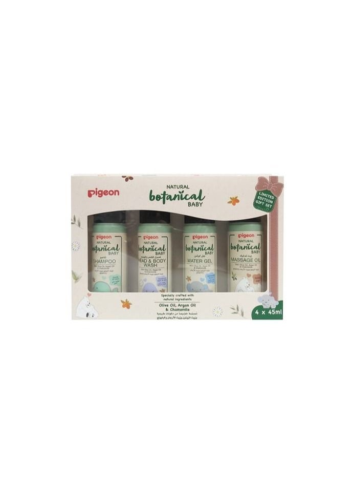 pigeon Pack Of 4 Pigeon Natural Botanical Baby Travel set, 4 x 45 Ml  - Image 1