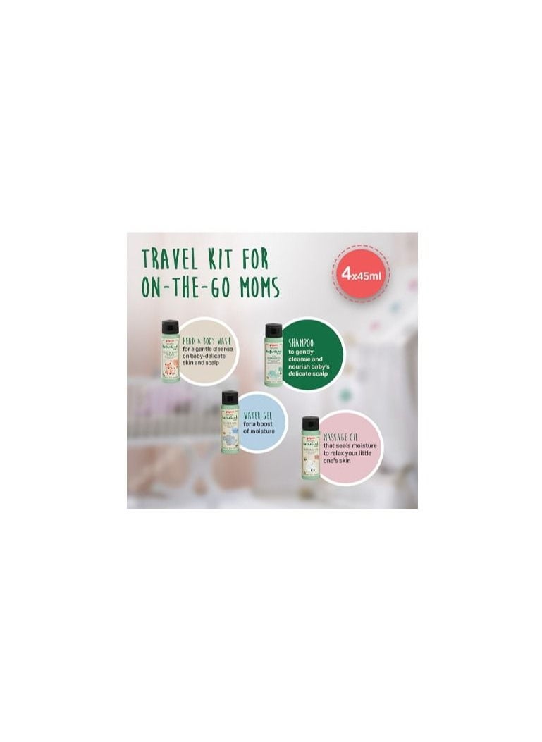 pigeon Pack Of 4 Pigeon Natural Botanical Baby Travel set, 4 x 45 Ml  - Image 3