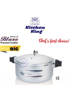 Available in sizes ranging from 3 liters to 60 litersLiters KitchenKing Blaze Anodized Pressure Cooker with Extra Gas Kit-Controlled Gas Release System-Pressure Indication Pin-Extra Safety Easy Opening & Heat Resistant Handle Silver - pzsku/ZDFF4F9E22896FEB29A83Z/45/_/1739791029/cceda2b7-76cb-46a3-a508-ed307f2a2371