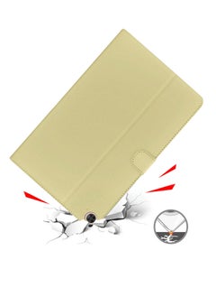 اوميكر حافظة جلدية عالية الجودة مع حامل مغناطيسي لهاتف Huawei MatePad SE 2022 10.4 بوصة ذهبي  - Image 3