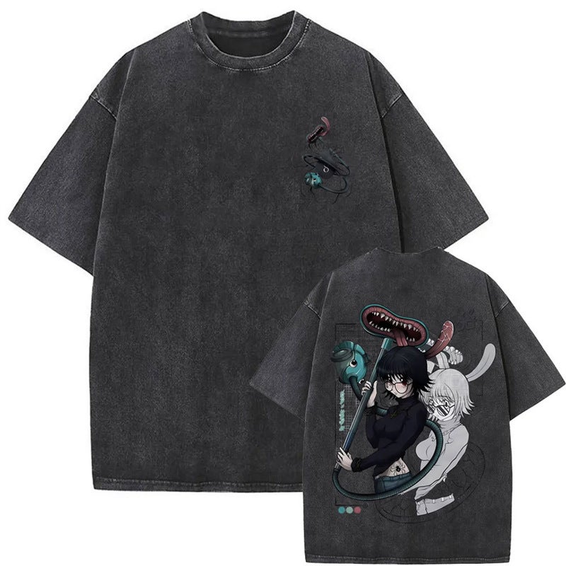 Washed Vintage Anime Hunter X Hunter Gon Freecss Killua Zold - Image 1