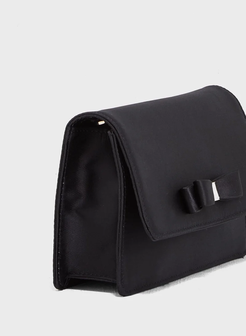 Ted Baker Zaandra Satin Bow Envelope Crossbody