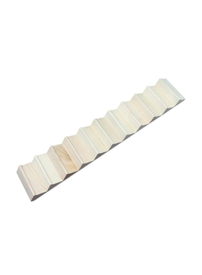 AUEAR, Miniature Stairs Wood Stair 1:12 Wooden Stringer Steps Model DIY Staircase Accessories Decor for Furniture Micro Landscape Decorations No-Handrail Model Role - Image 4