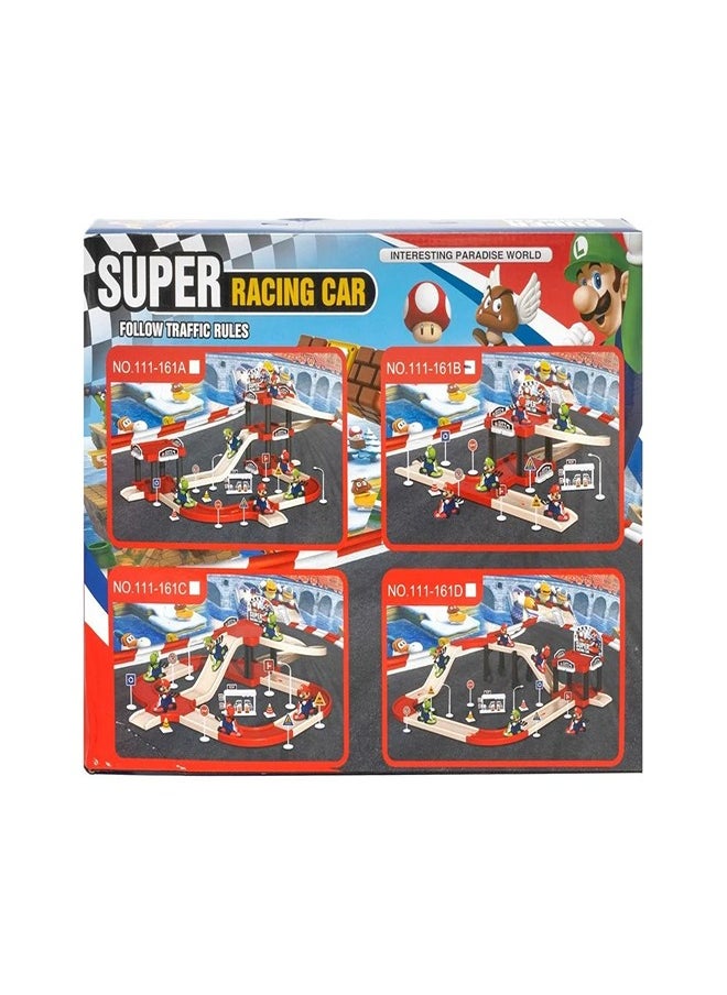 Super Mario DIY Race Track Car - 111-181F 