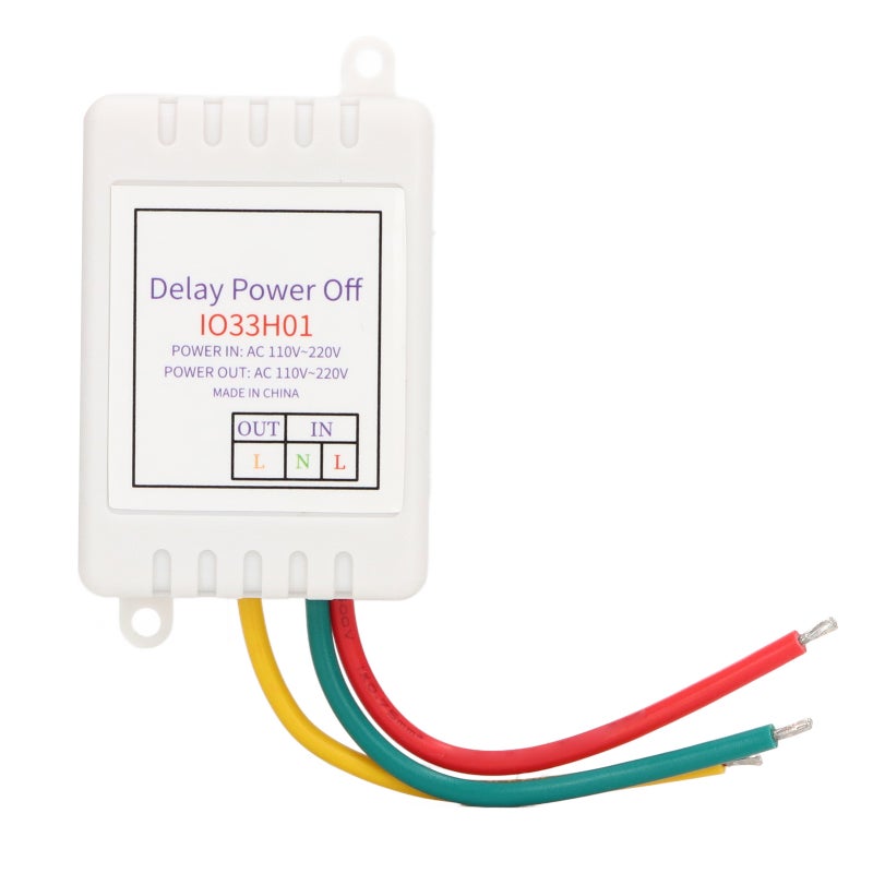 songle Delay Relay Switch 1400W 16 Delay Modes - Smart Energy-Saving Control LED Indicator for Fan Engine Cooler - Image 1