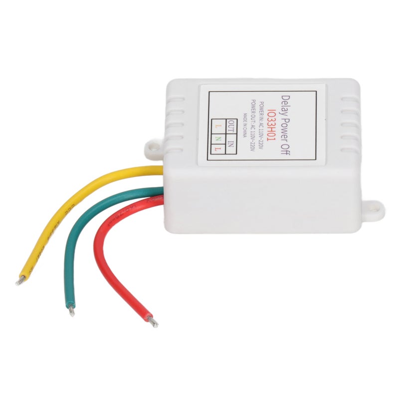 songle Delay Relay Switch 1400W 16 Delay Modes - Smart Energy-Saving Control LED Indicator for Fan Engine Cooler - Image 5