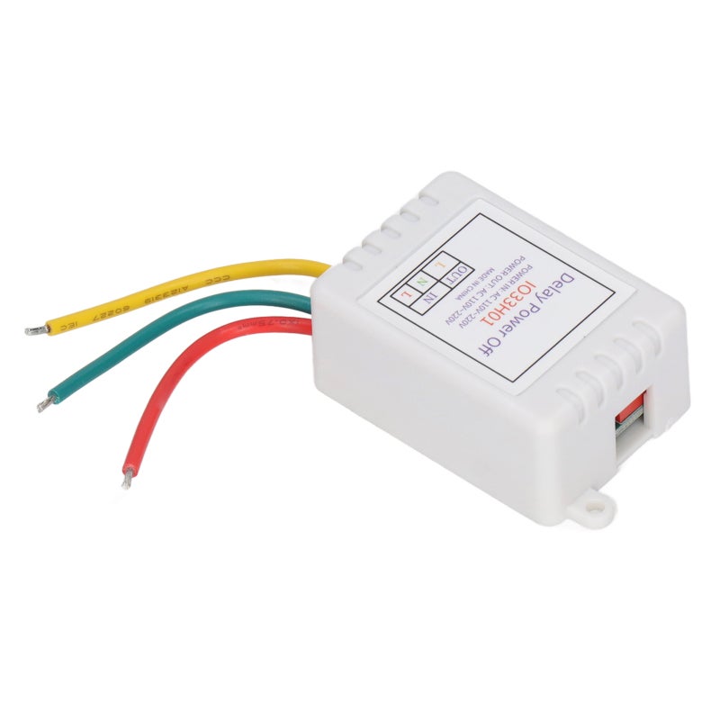 songle Delay Relay Switch 1400W 16 Delay Modes - Smart Energy-Saving Control LED Indicator for Fan Engine Cooler - Image 4