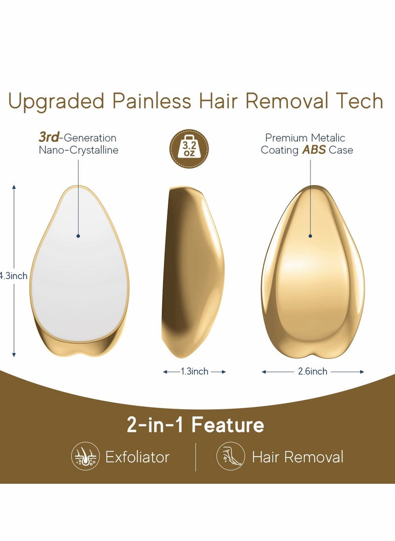 Excefore Upgraded 3rd-Generation Crystal Hair Eraser, Crystal Hair Remover for Women  - Image 3