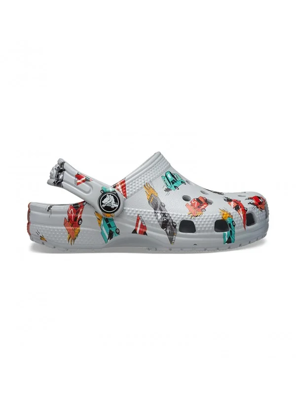 كروكس Toddlers Classic Race Cars Graphic Clog