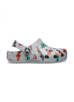crocs Toddlers Classic Race Cars Graphic Clog  - Image 1